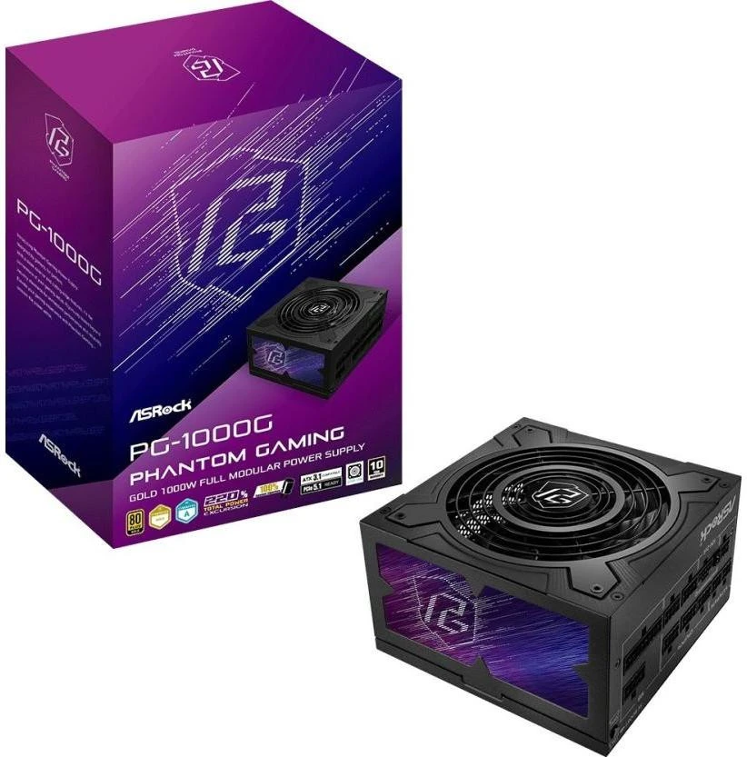Блок питания ASRock Phantom Gaming 1000W (PG-1000G) (UA)