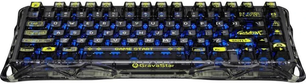 Клавіатура Gravastar Mercury K1 Lite TKL Black (GS_K1_LITE_XTAL_BLK) (UA)