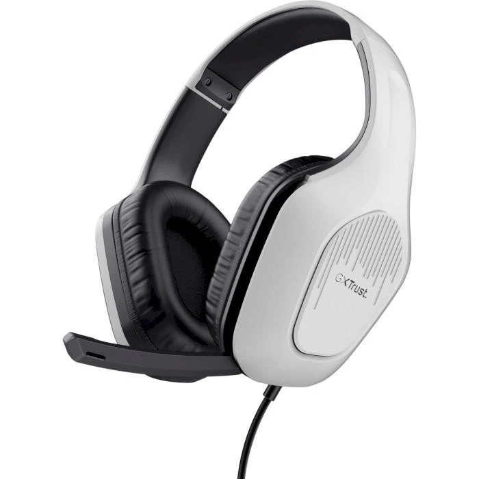 Наушники с микрофоном Trust GXT415W Zirox White (25147) (UA)