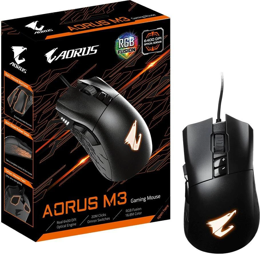 Мышь GIGABYTE AORUS M3