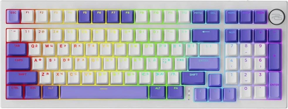 Клавиатура Proove Gaming Slicker Special Edition White/Purple (WKSLSE022416)