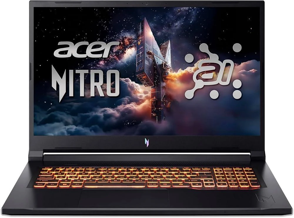 Ноутбук Acer Nitro V 17 ANV17-41-R75F Obsidian Black (NH.U2YAA.001)