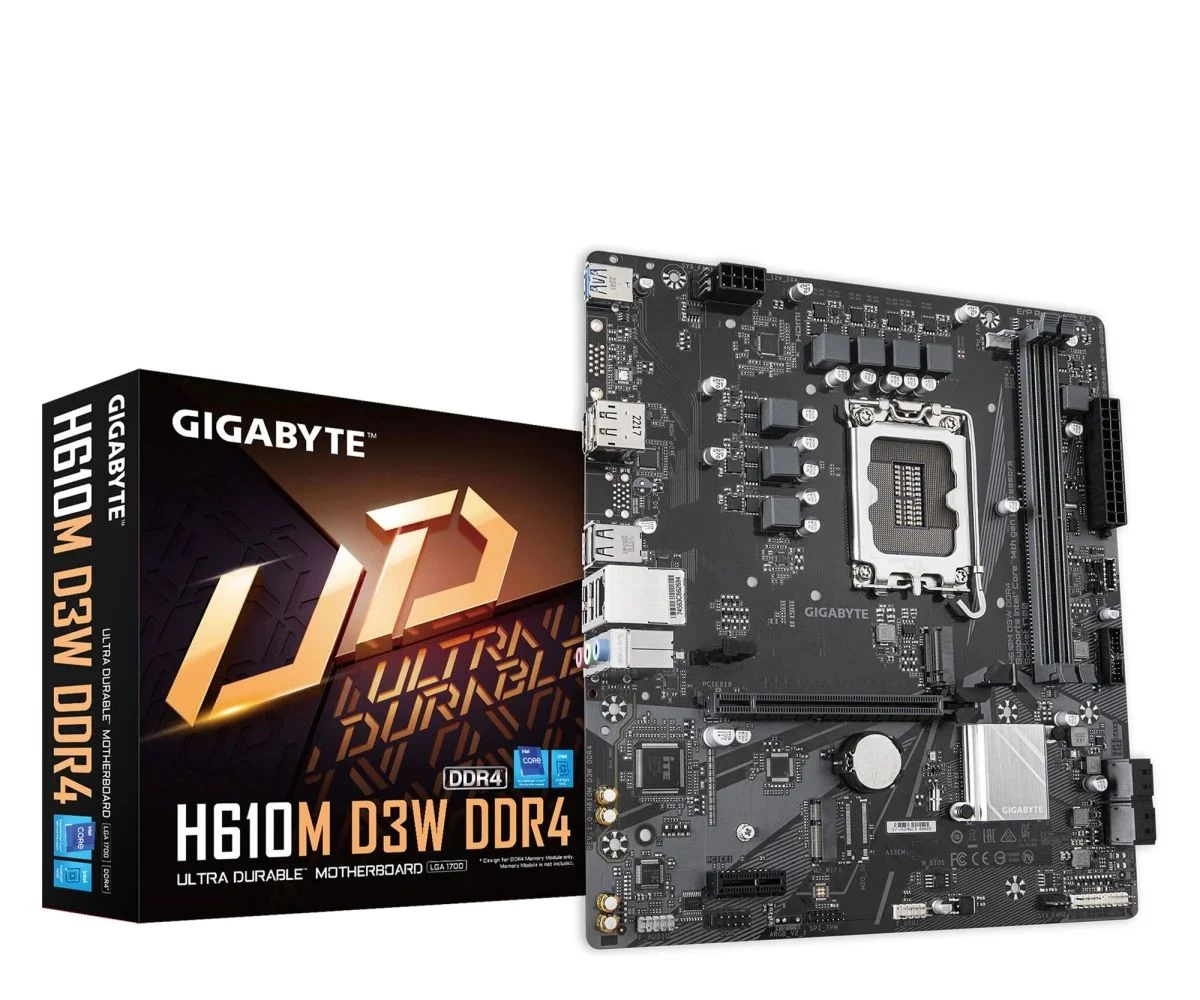 Материнская плата Gigabyte H610M D3W DDR4 EU