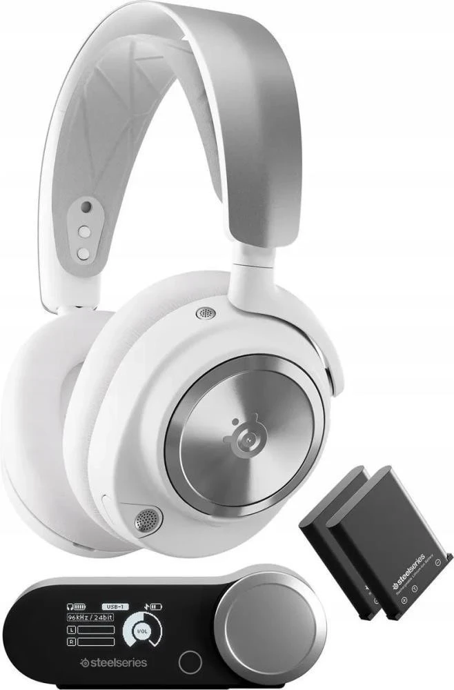 Навушники з мікрофоном SteelSeries Arctis Nova Pro Wireless White (61524)