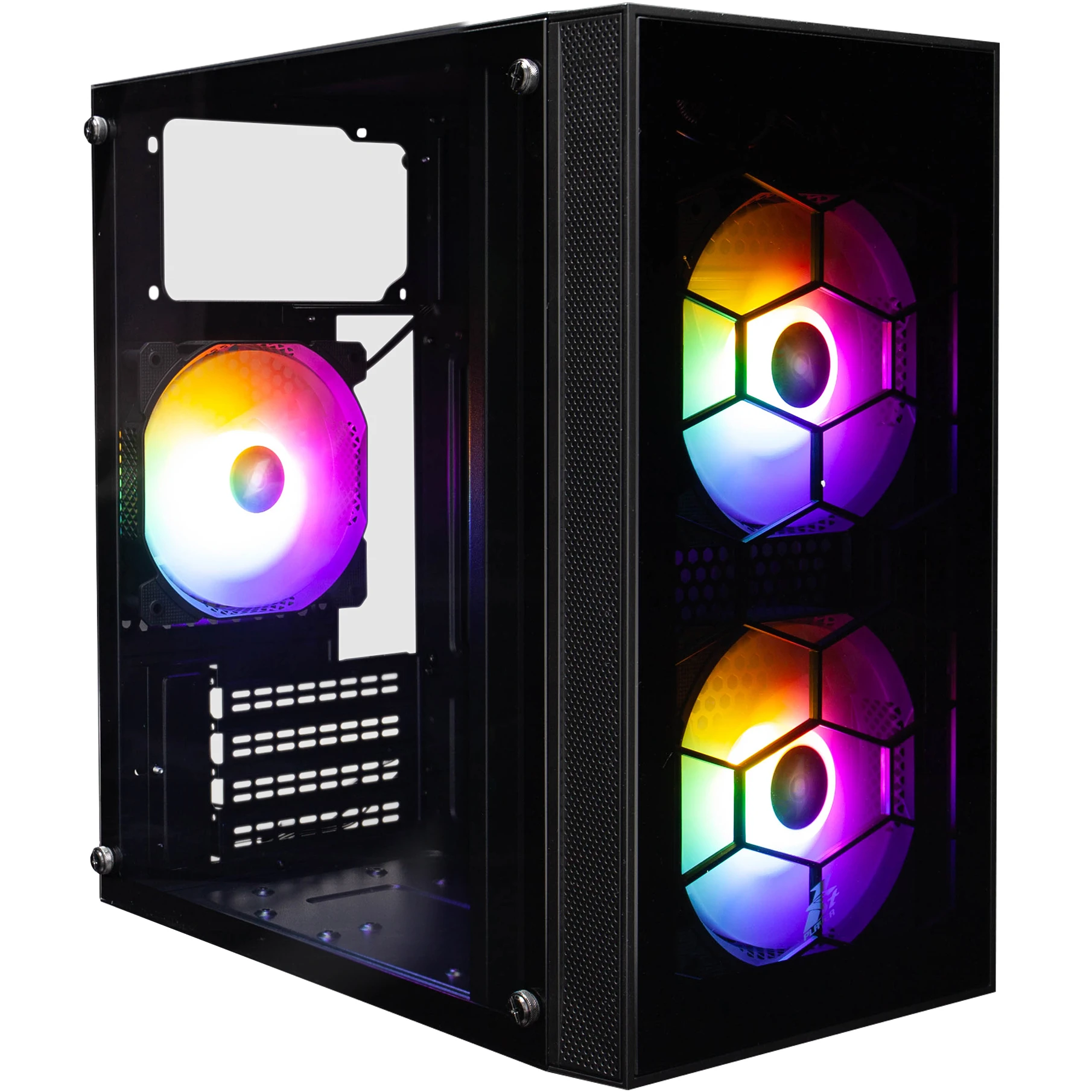 Корпус 1stPlayer X1-3F1 Black 600W (UA)