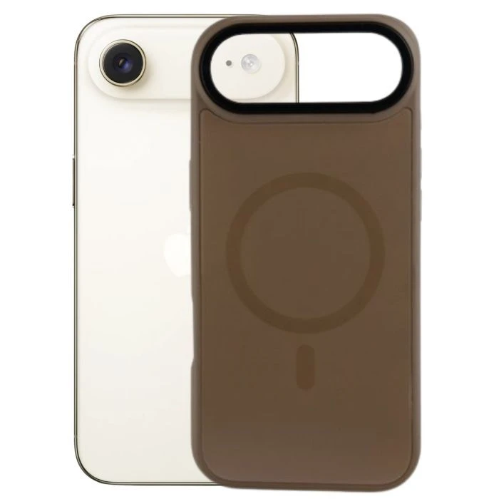 Чохол для мобільного телефону BeCover FIBRA ArcLine MagSafe Apple iPhone 17 Air Brown (715376) (UA)