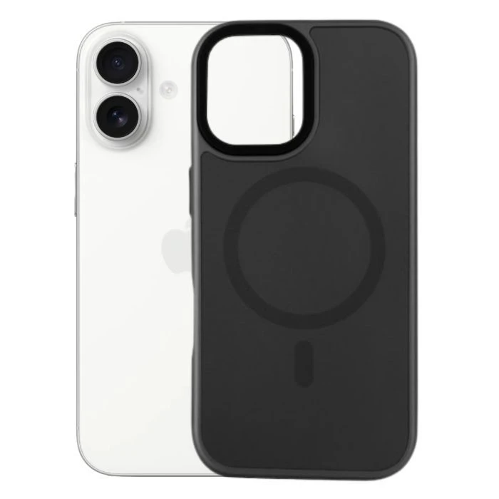 Чехол для мобильного телефона BeCover FIBRA ArcLine MagSafe Apple iPhone 17 Black (715372) (UA)