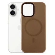 Чехол для мобильного телефона BeCover FIBRA ArcLine MagSafe Apple iPhone 17 Brown (715373) (UA)