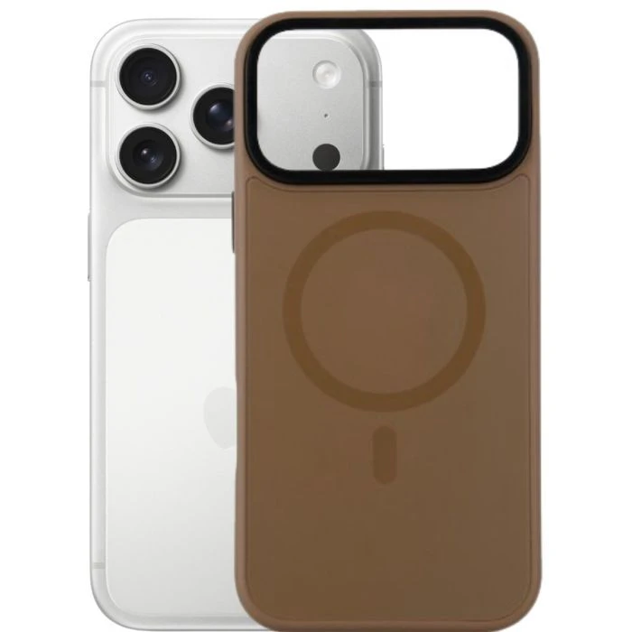 Чехол для мобильного телефона BeCover FIBRA ArcLine MagSafe Apple iPhone 17 Pro Brown (715383) (UA)