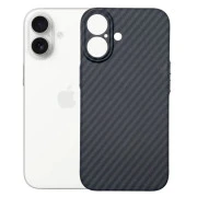 Чохол для мобільного телефону BeCover FIBRA Carbonite MagSafe Apple iPhone 17 Black (715406) (UA)