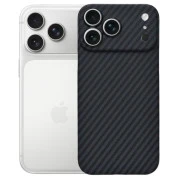 Чохол для мобільного телефону BeCover FIBRA Carbonite MagSafe Apple iPhone 17 Pro Black (715409) (UA)