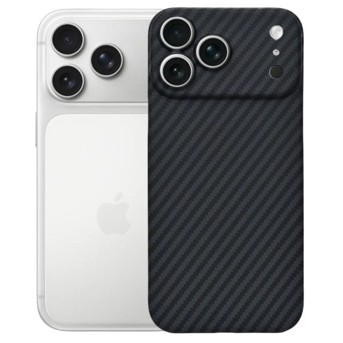 Чехол для мобильного телефона BeCover FIBRA Carbonite MagSafe Apple iPhone 17 Pro Max Black (715410) (UA)