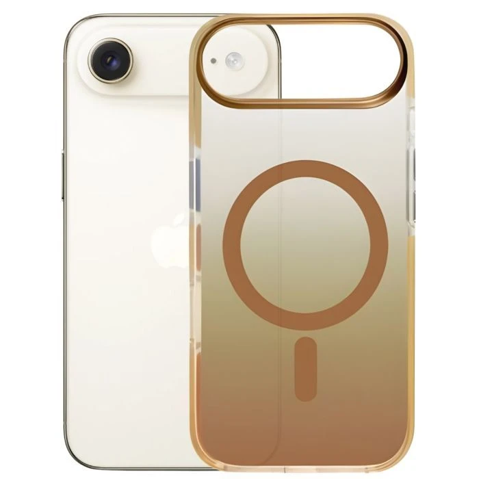 Чехол для мобильного телефона BeCover FIBRA Shock-Proof MagSafe Apple iPhone 17 Air Gold (715455) (UA)