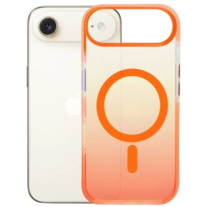 Чехол для мобильного телефона BeCover FIBRA Shock-Proof MagSafe Apple iPhone 17 Air Orange (715457) (UA)