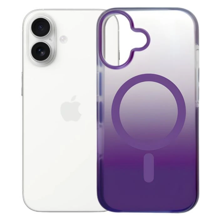 Чехол для мобильного телефона BeCover FIBRA Shock-Proof MagSafe Apple iPhone 17 Deep Purple (715442) (UA)