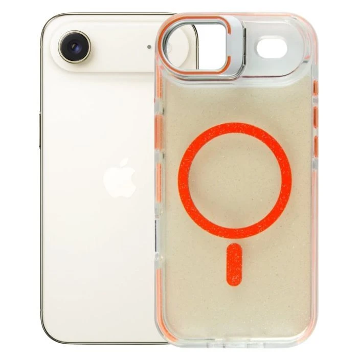 Чехол для мобильного телефона BeCover FIBRA Star Shine MagSafe Apple iPhone 17 Air Orange (715422) (UA)