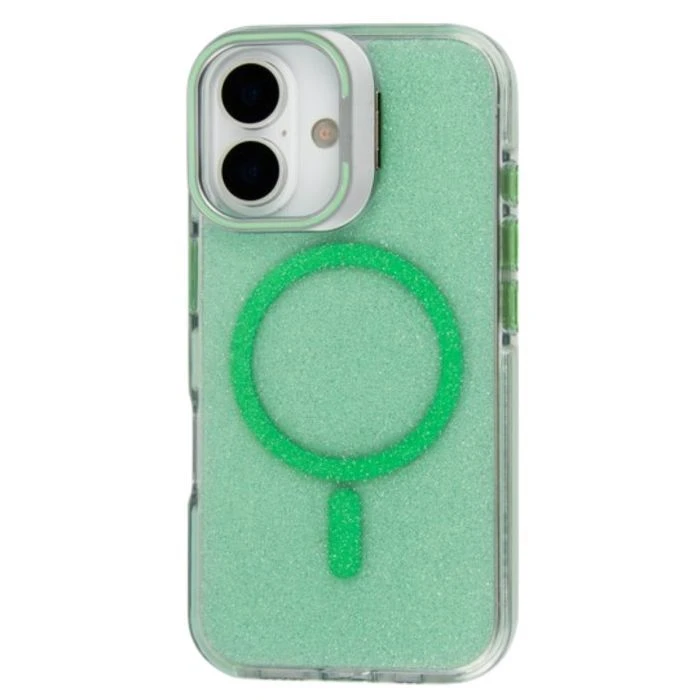 Чохол для мобільного телефону BeCover FIBRA Star Shine MagSafe Apple iPhone 17 Green (715413) (UA)