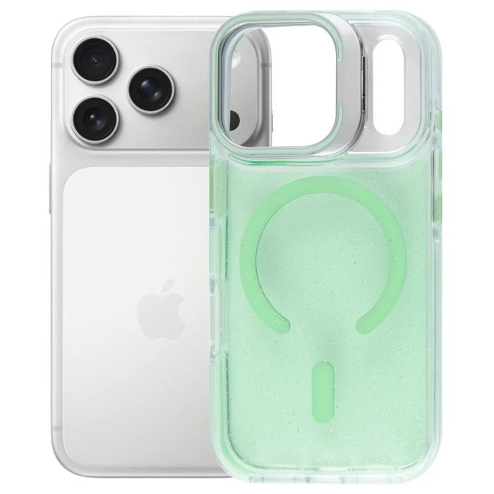 Чохол для мобільного телефону BeCover FIBRA Star Shine MagSafe Apple iPhone 17 Pro Green (715427) (UA)