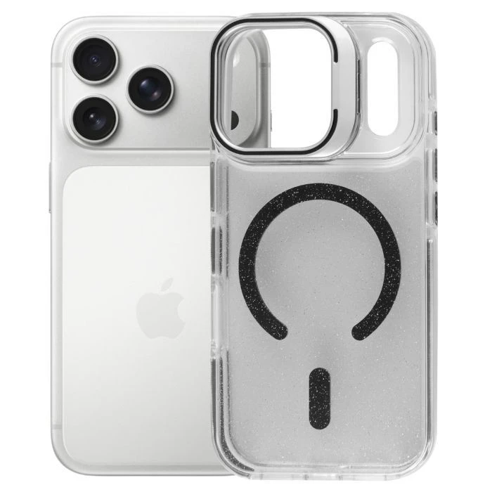 Чохол для мобільного телефону BeCover FIBRA Star Shine MagSafe Apple iPhone 17 Pro Max Black (715432) (UA)