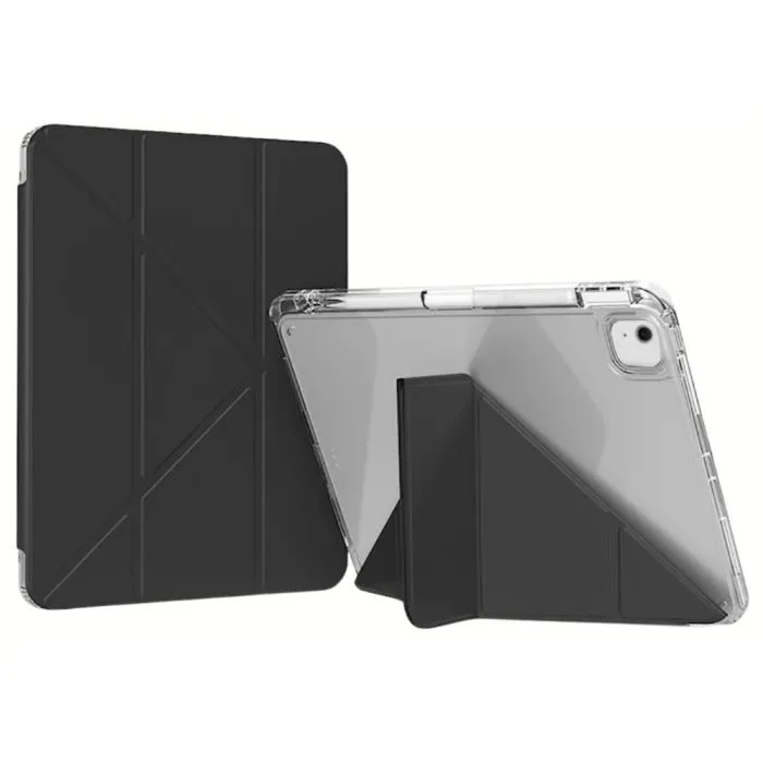 Чехол для планшета BeCover Ultra Slim Origami Transparent Apple iPad Air 13 M4 2026 Black (715287) (UA)