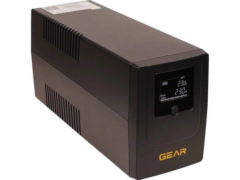 Джерело безперебійного живлення GEAR GU-1000PLCD (UA)