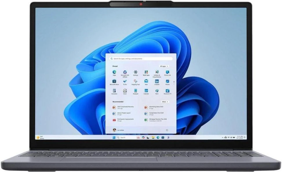 Ноутбук Lenovo IdeaPad Slim 3 15AMN8 Arctic Gray (82XQ0137RA) (UA)