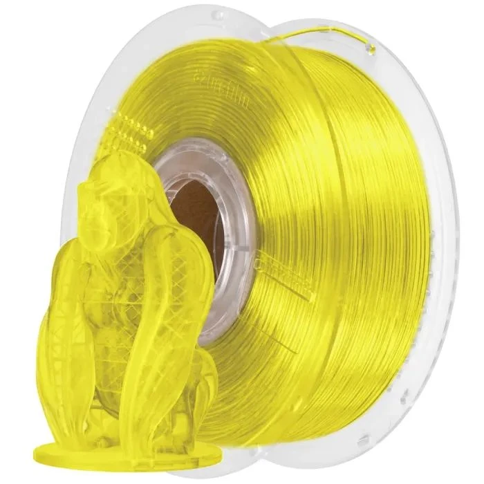 Пластик для 3D-принтера AzureFilm PETG Transparent 1,75mm 1kg YELLOW (FG171-1021T) (UA)