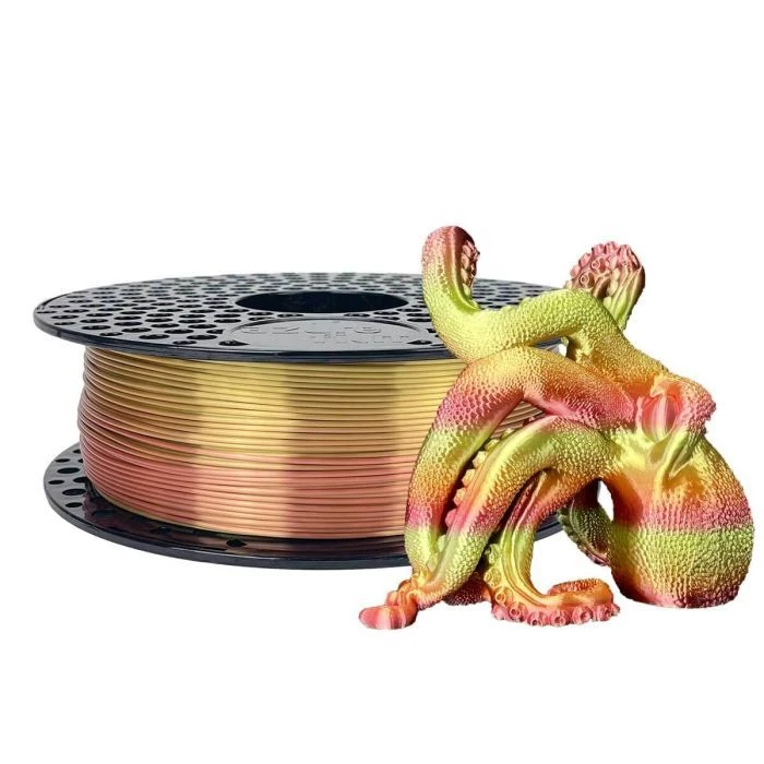 Пластик для 3D-принтера AzureFilm PLA SILK 1,75mm 1kg Rainbow Harmony (FL171-1644) (UA)