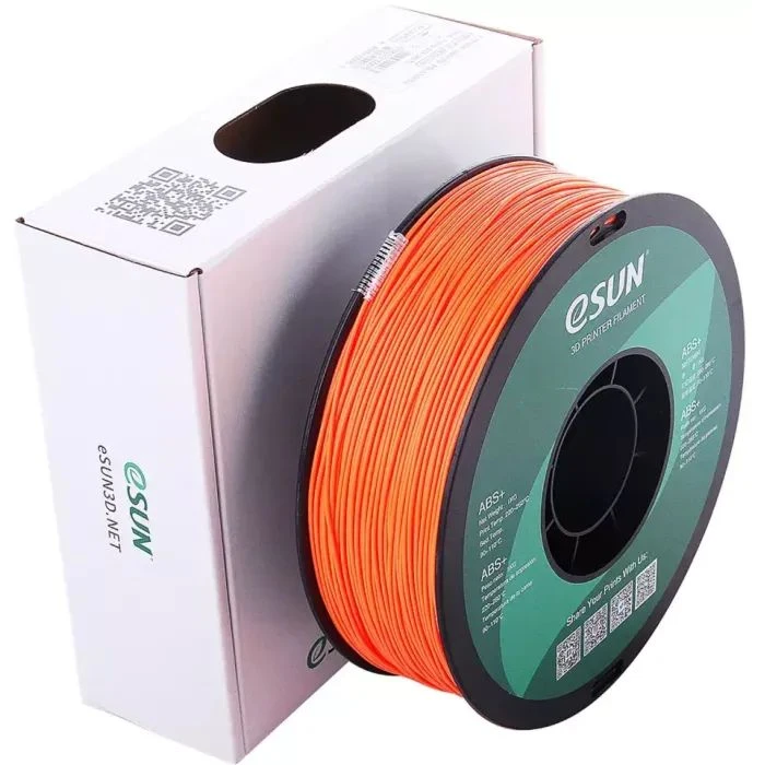 Пластик для 3D-принтера eSUN ABS+, 1кг, 1.75мм, ORANGE (ABS+P175O1) (UA)