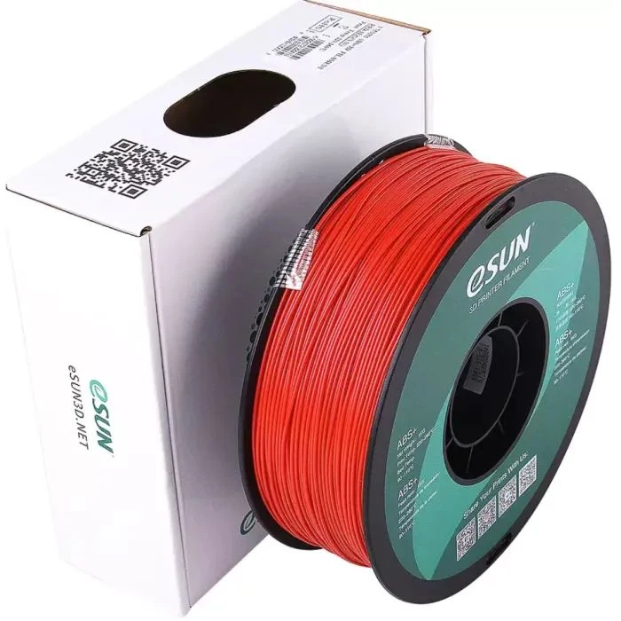 Пластик для 3D-принтера eSUN ABS+, 1кг, 1.75мм, ЧЕРВОНИЙ (ABS+P175R1) (UA)