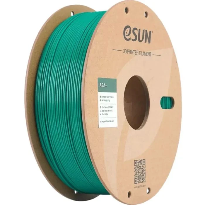 Пластик для 3D-принтера eSUN ASA+ 1,75mm 1kg ЗЕЛЕНИЙ (ASA+P175G1) (UA)