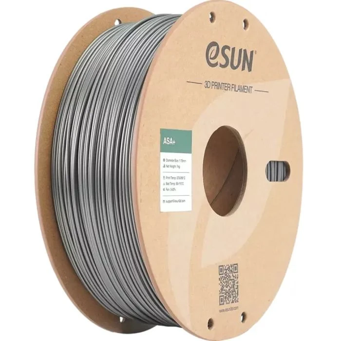 Пластик для 3D-принтера eSUN ASA+ 1,75mm 1kg SILVER (ASA+P175S1) (UA)