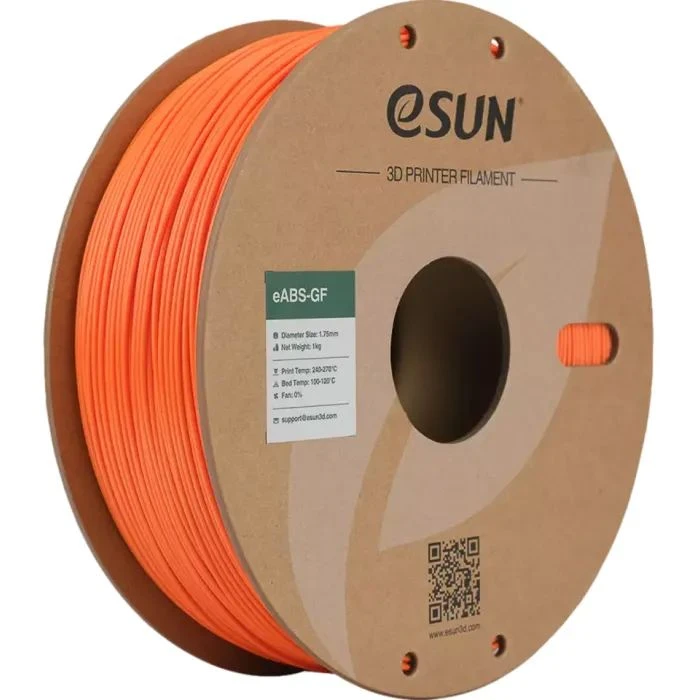 Пластик для 3D-принтера eSUN EABS-GF 1,75mm 1kg ORANGE (EABS-GF-P175O1) (UA)
