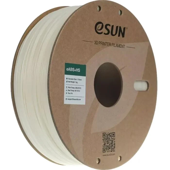 Пластик для 3D-принтера eSUN eABS-HIGH SPEED 1кг, 1.75мм, NATURAL (EABS+HS-P175N1) (UA)