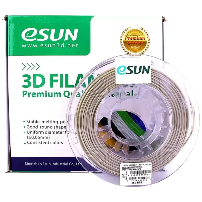 Пластик для 3D-принтера eSUN ePEEK PRO1,75mm 0,25kg Natural (EPEEKPRO175N025) (UA)