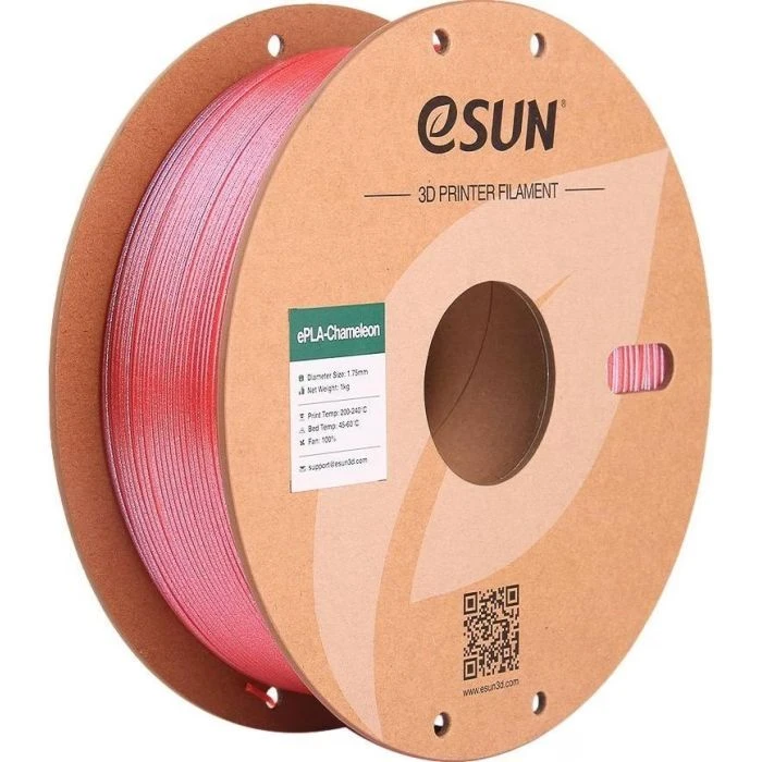 Пластик для 3D-принтера eSUN ePLA Chameleon 1,75mm 1kg RASBERRY RED (EPLA-CHAMELEON-P175RR1) (UA)