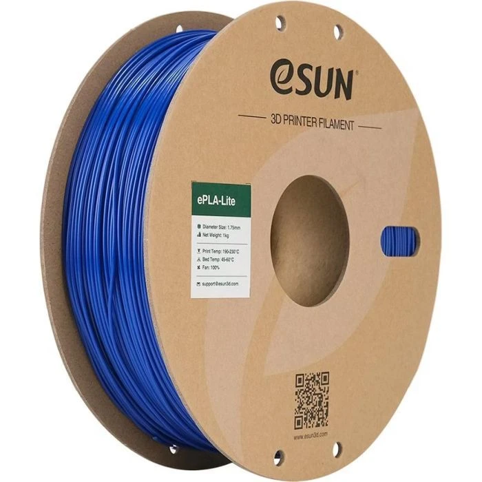 Пластик для 3D-принтера eSUN ePLA-LITE 1,75mm 1kg Blue (EPLA-LITE-P175U1) (UA)