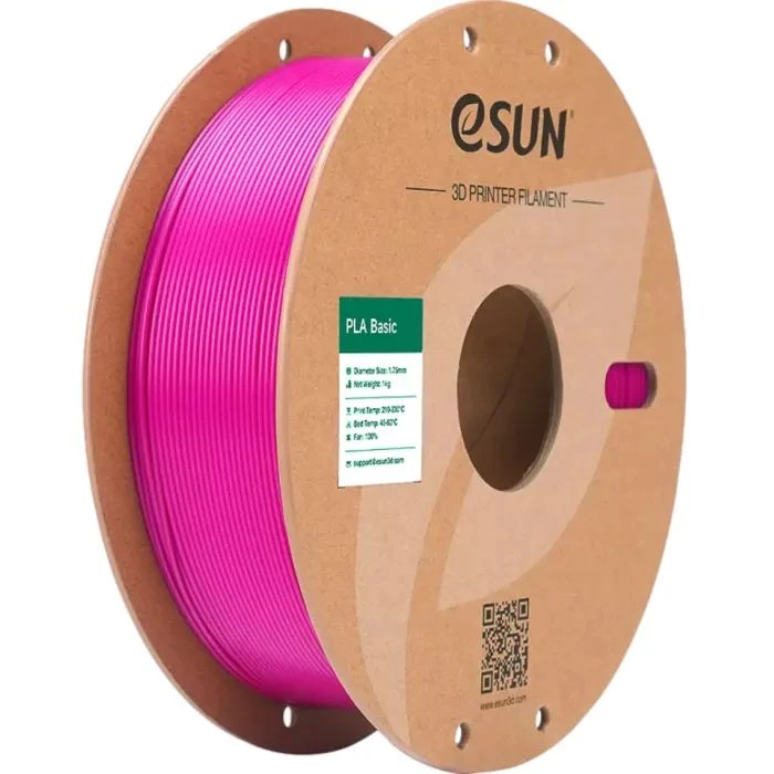 Пластик для 3D-принтера eSUN PLA BASIC 1,75mm PURPLE 1kg (PLA-BASIC175Z1P1) (UA)