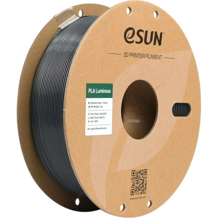Пластик для 3D-принтера eSUN PLA- Luminous 1.75мм, 1кг, GREEN (EPLA-LUMINOUS175L1) (UA)