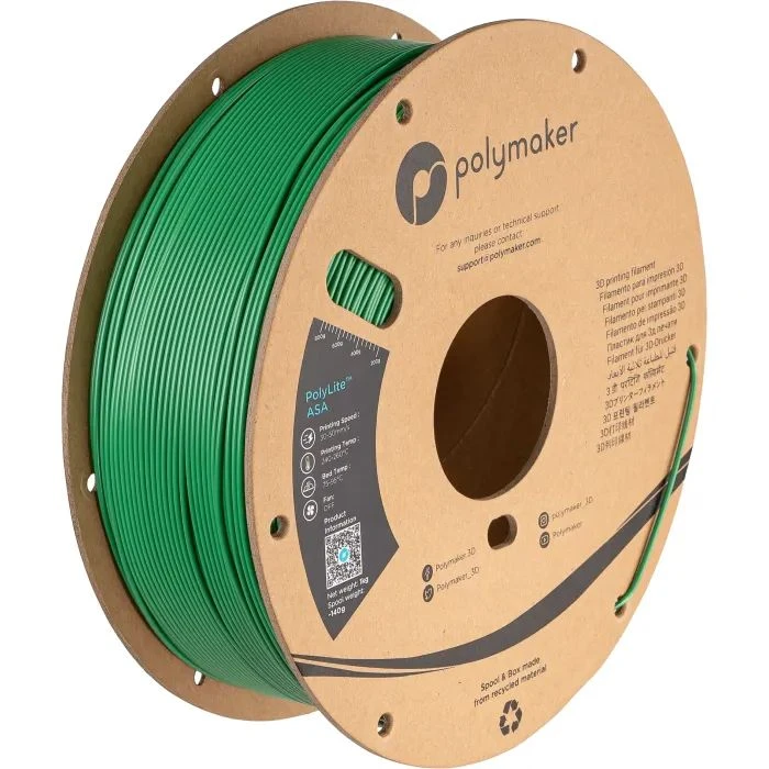 Пластик для 3D-принтера Polymaker ASA 1,75mm GREEN 1kg (PF01030) (UA)