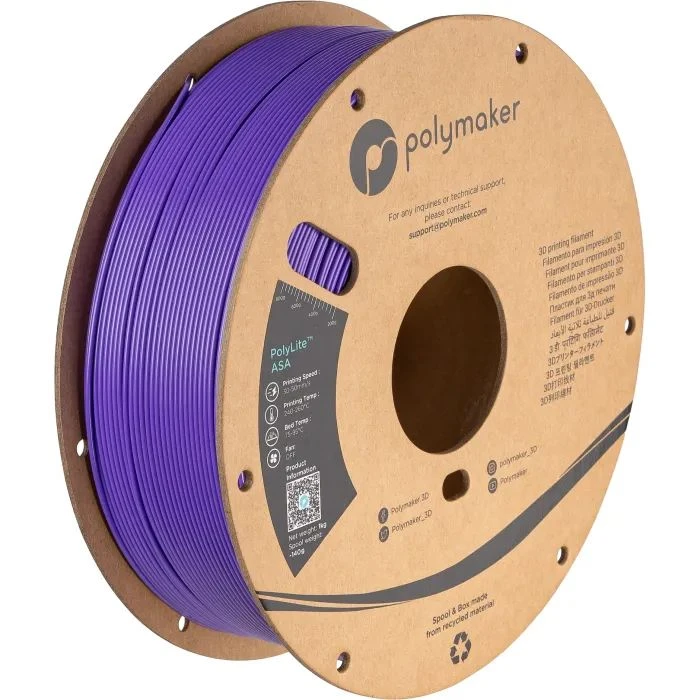 Пластик для 3D-принтера Polymaker ASA 1,75mm PURPLE 1kg (PF01008) (UA)