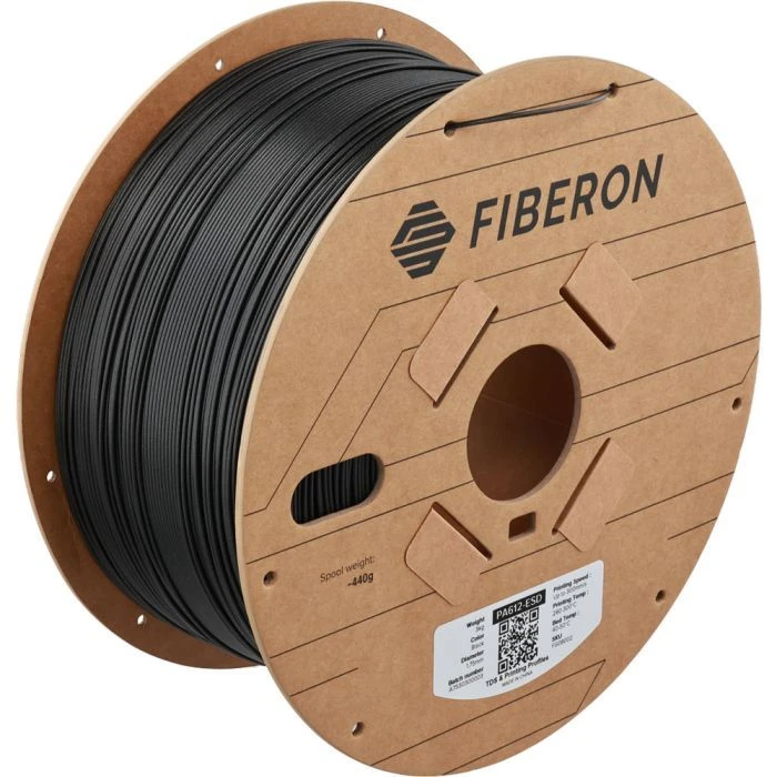 Пластик для 3D-принтера Polymaker Fiberon PA612-ESD 1,75mm 3kg BLACK (FG08002) (UA)