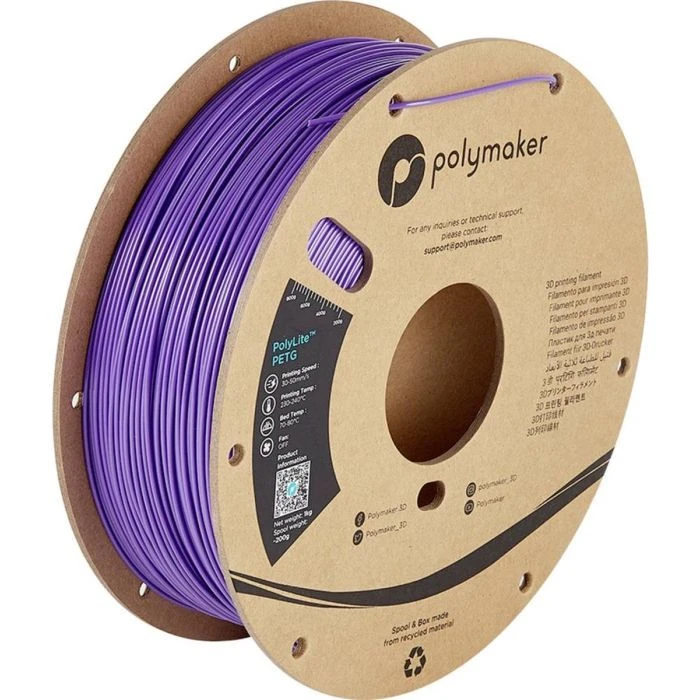 Пластик для 3D-принтера Polymaker PETG 1,75mm 1kg PURPLE (PB01008) (UA)