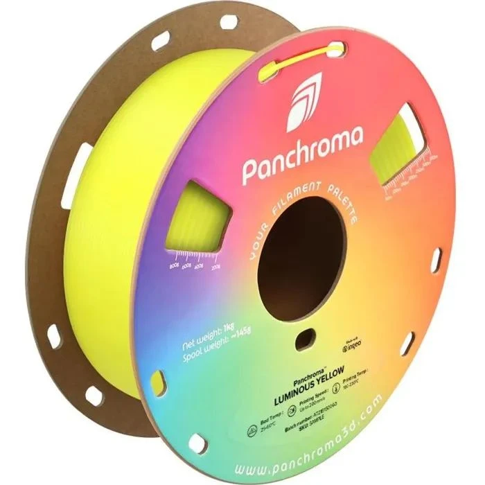 Пластик для 3D-принтера Polymaker PLA PANCHROMA LUMINOUS 1,75mm 1kg YELLOW (CA02035) (UA)