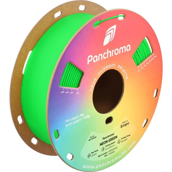 Пластик для 3D-принтера Polymaker PLA PANCHROMA NEON 1,75mm 1kg GREEN (CA02006) (UA)
