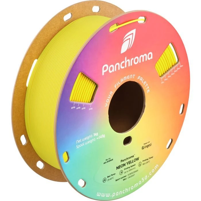 Пластик для 3D-принтера Polymaker PLA PANCHROMA NEON 1,75mm 1kg YELLOW (CA02007) (UA)