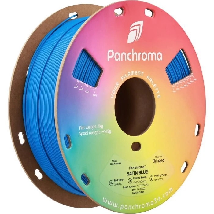 Пластик для 3D-принтера Polymaker PLA PANCHROMA SATIN 1,75mm 1kg BLUE (CA05002) (UA)