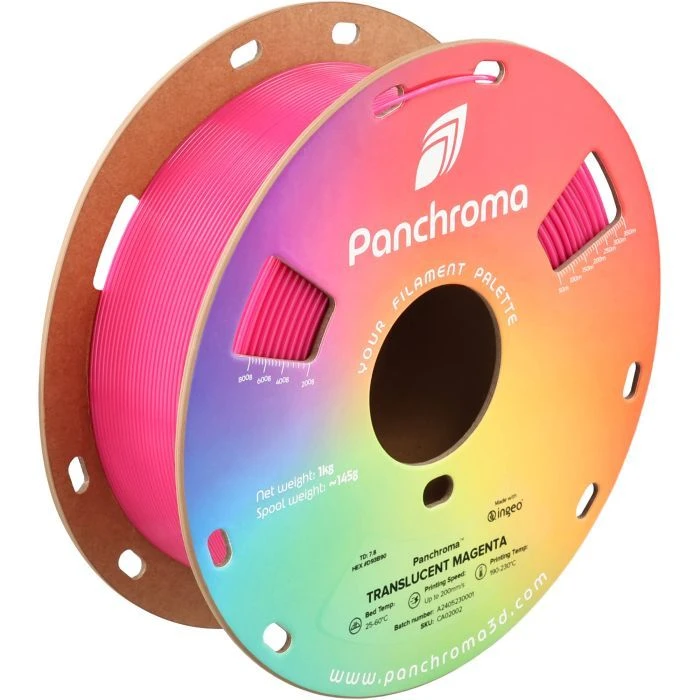 Пластик для 3D-принтера Polymaker PLA PANCHROMA TRANSLUCENT 1,75mm 1kg MAGENTA (CA02002) (UA)
