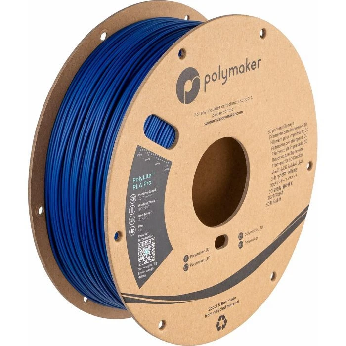 Пластик для 3D-принтера Polymaker PLA POLYLITE PRO 1,75mm 1kg BLUE (PA07005) (UA)