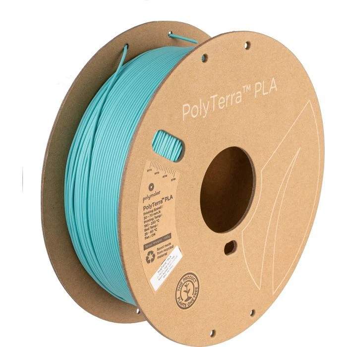 Пластик для 3D-принтера Polymaker PLA PolyTerra 1,75mm 1kg ARCTIC TEAL (PM70844) (UA)
